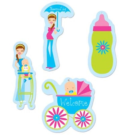 Showers Of Joy Cutouts, 12PK